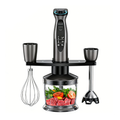 4-in-1 Hand Immersion Blender, Multi-functional Powerful Electric Food Blender Mixer Stick