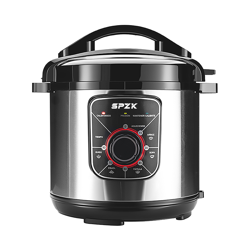 6-in-1 Electric Pressure Cooker, 1000W Stainless Steel Multi-Function Rice Cooker with Digital Display