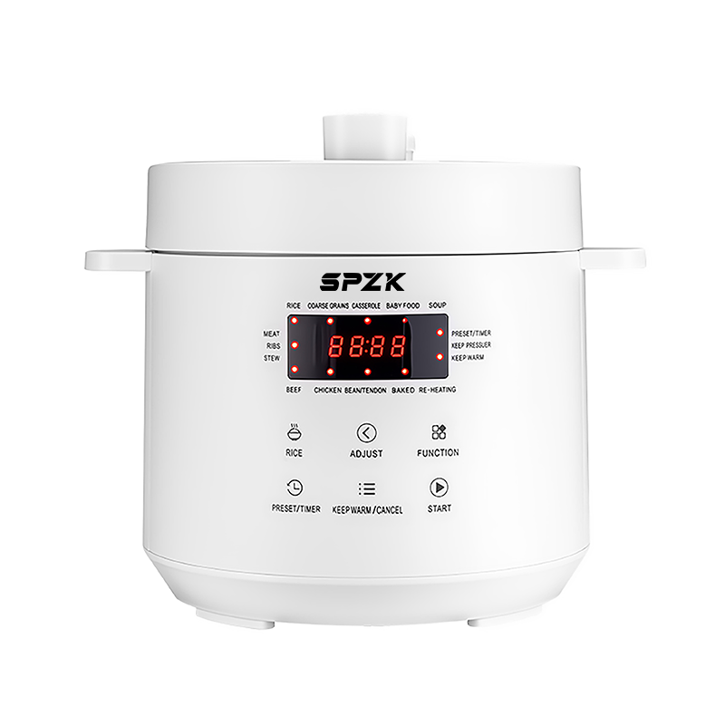 Electric Pressure Cooker 700W Stainless Steel Multi-Function Rice Cooker with Digital Display