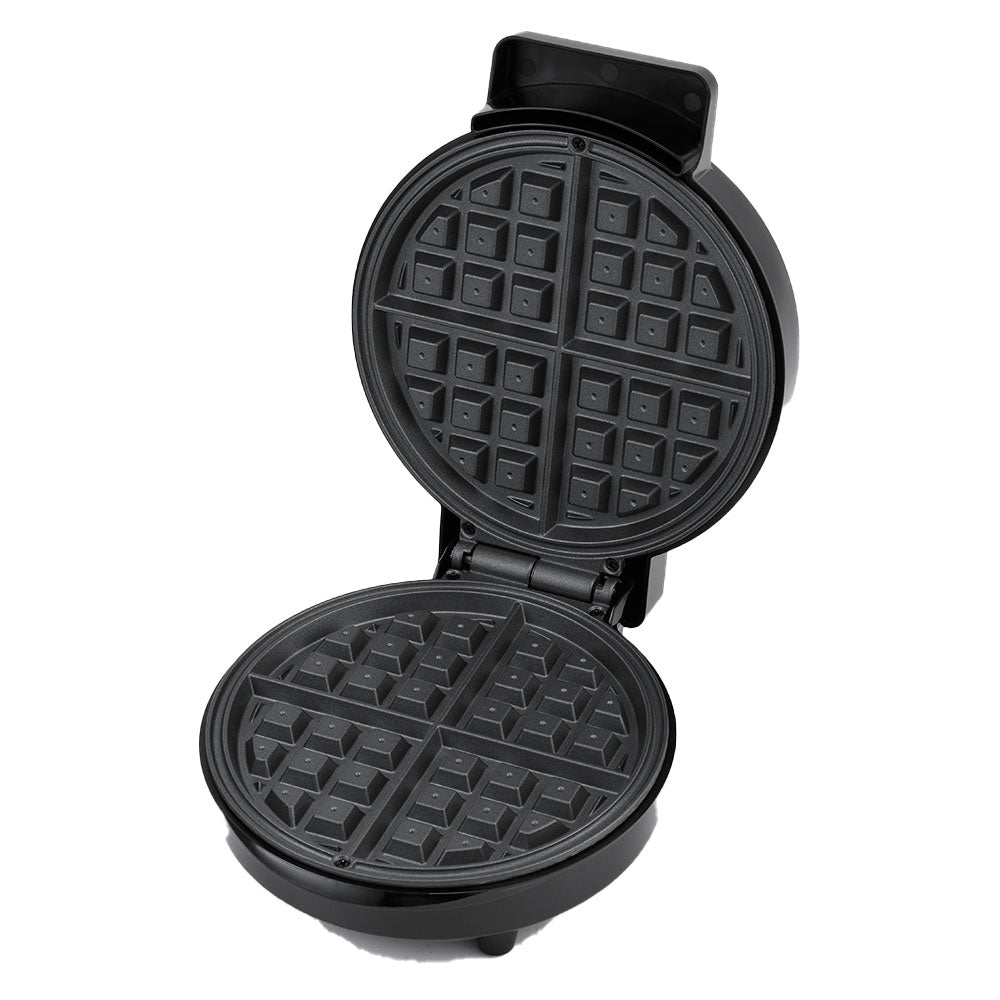 Multi‑Plate Electric Waffle Maker, Interchangeable Non‑Stick Plates for Waffle, Donut, Cake Pop, Compact Round Breakfast Machine with Power Indicator Lights for Home Kitchen, Brunch & Holiday Dessert Making