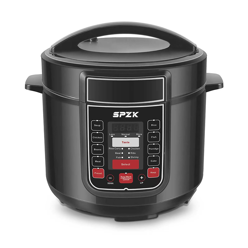 6-in-1 Electric Pressure Cooker, 1000W Stainless Steel Multi-Function Rice Cooker with Digital Display