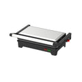 Electric Panini Press Grill 180 Degree Flat Open, Non‑Stick Coated Plates Indoor Countertop Griddle, Adjustable Temp Sandwich Maker for Family Dinner Party, Ideal for Steak Burger Breakfast Meal Prep