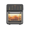 Air Fryer Toaster Oven Combo All-in-One Digital Air Fryer Toaster Oven with Rotisserie Dehydrator 12 Presets, Guided Cooking Prompts, 1750W, Double Air Fryer, Large Air Fryer with Glass Doors
