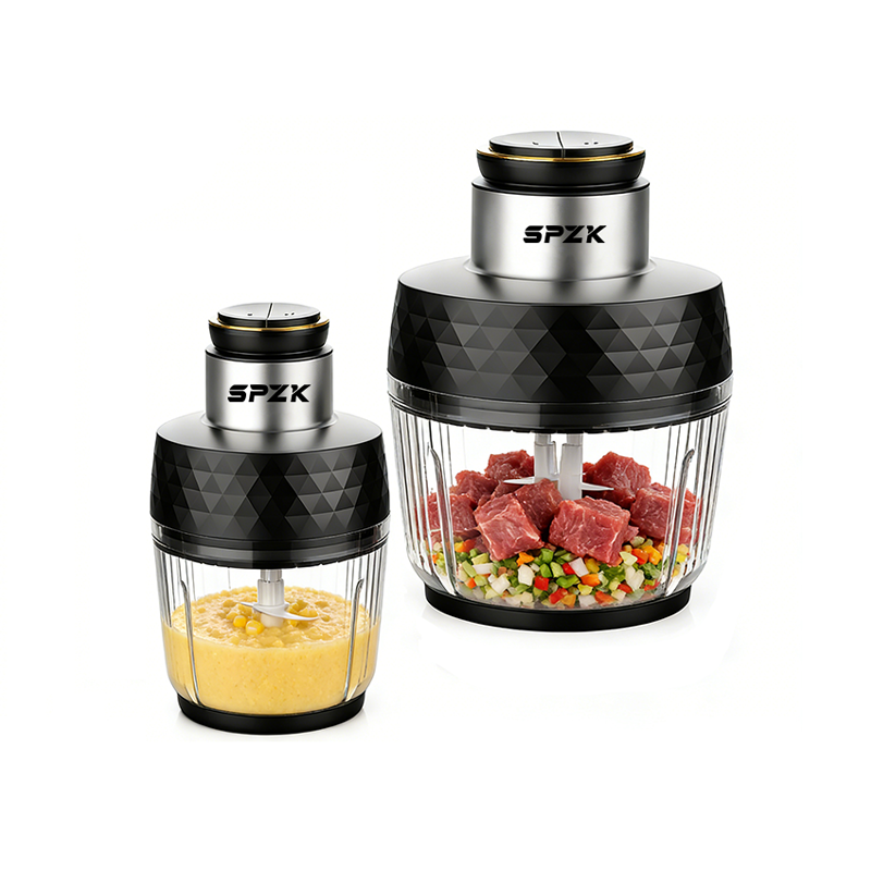 Multifunctional Home Kitchen Food Processor-2.5L Electric Chopper + 0.6L Baby Food Processor