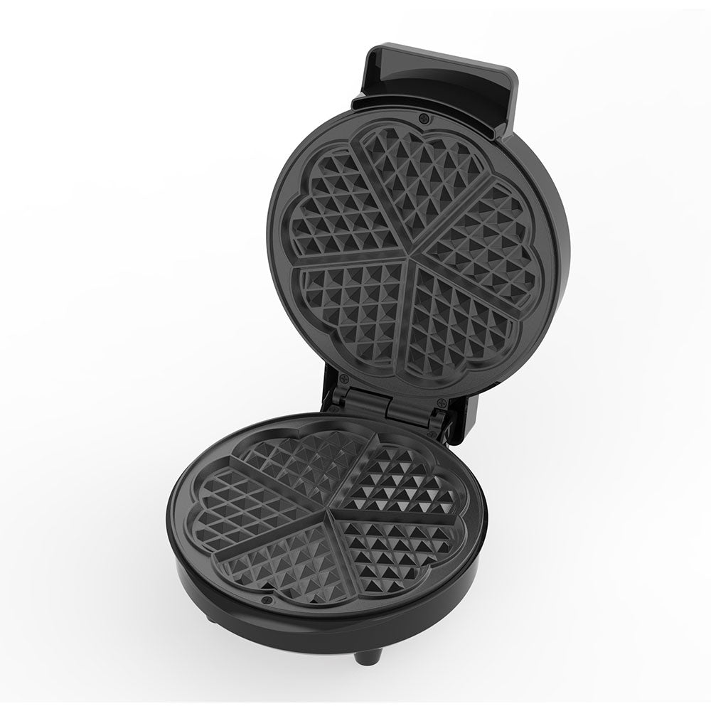 Multi‑Plate Electric Waffle Maker, Interchangeable Non‑Stick Plates for Waffle, Donut, Cake Pop, Compact Round Breakfast Machine with Power Indicator Lights for Home Kitchen, Brunch & Holiday Dessert Making